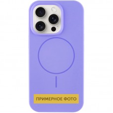 Чохол Silicone Case Full Protective (AA) NO LOGO with MagSafe для Apple iPhone 16 (6.1")  Бузковий / Lilac - 00000076457_26