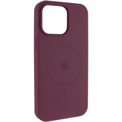 Чохол Silicone Case Full Protective (AA) V2 with MagSafe для Apple iPhone 11 (6.1")  Бордовий / Plum - 00000080648_3