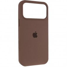 Чохол Silicone Case Full Protective (AA) для Apple iPhone 17 Pro (6.3")  Коричневий / Brown - 00000081610_22