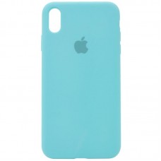Чохол Silicone Case Full Protective (AA) для Apple iPhone XR (6.1")  Бірюзовий / Marine Green - 00000034365_2
