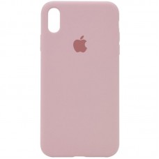 Чохол Silicone Case Full Protective (AA) для Apple iPhone X / XS (5.8")  Рожевий / Pink Sand - 00000032029_9