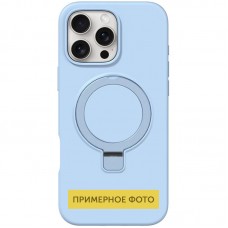 Чохол Silicone Case Full Protective NO LOGO with Ring для Apple iPhone 16e (6.1")  Blue - 00000078490_2