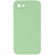 Чохол Silicone Case Square Full Camera Protective (AA) NOLOGO для Apple iPhone 7/8/SE (2020) (4.7")  М'ятний / Mint - 00000072149_15