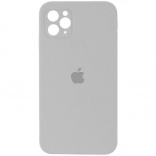 Чохол Silicone Case Square Full Camera Protective (AA) для Apple iPhone 11 Pro Max (6.5")  Сірий / Light Grey - 00000040236_47
