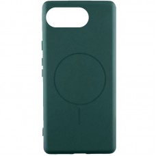Чохол Silicone Cover Lakshmi (AA) with Magnetic Fit для Google Pixel 10a  Зелений / Dark green - 00000087884_2