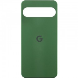 Чохол Silicone Cover Lakshmi (AA) with logo для Google Pixel 9 / 9 Pro  Зелений / Dark green - 00000078706_2