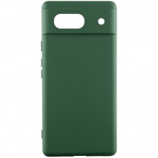 Чохол Silicone Cover Lakshmi (A) для Google Pixel 7a  Зелений / Dark green - 00000067858_3