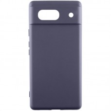 Чохол Silicone Cover Lakshmi Full Camera (AAA) для Google Pixel 7a  Сірий / Dark Gray - 00000066980_10