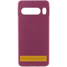Чохол Silicone Cover Lakshmi Full Camera (AAA) для Xiaomi Poco M7  Бордовий / Plum - 00000086053_2