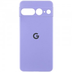 Чохол Silicone Cover Lakshmi Full Camera (AAA) with Logo для Google Pixel 7 Pro  Бузковий / Dasheen - 00000072121_9
