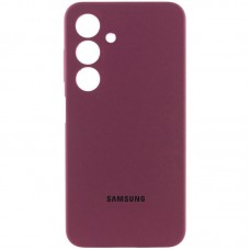 Чохол Silicone Cover Lakshmi Full Camera (AAA) with Logo для Samsung Galaxy A17 4G/5G  Бордовий / Plum - 00000080826_2