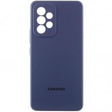 Чохол Silicone Cover Lakshmi Full Camera (AAA) with Logo для Samsung Galaxy A32 4G  Темно-синій / Midnight blue - 00000081501_12