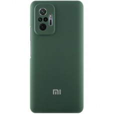 Чохол Silicone Cover Lakshmi Full Camera (AAA) with Logo для Xiaomi Redmi Note 10 Pro / 10 Pro Max  Зелений / Cyprus Green - 00000071863_1