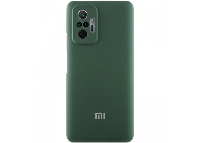 Чохол Silicone Cover Lakshmi Full Camera (AAA) with Logo для Xiaomi Redmi Note 10 Pro / 10 Pro Max