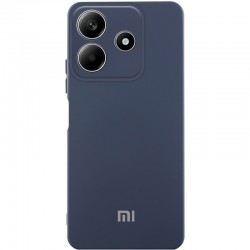 Чохол Silicone Cover Lakshmi Full Camera (AAA) with Logo для Xiaomi Redmi Note 14 5G  Темно-синій / Midnight blue - 00000085731_16