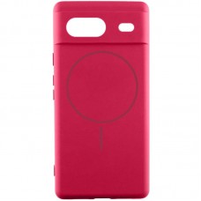 Чохол Silicone Cover Lakshmi Full Camera (AA) with MagFit для Google Pixel 7  Червоний / Rose Red - 00000078219_5