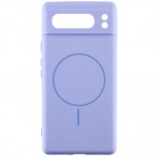 Чохол Silicone Cover Lakshmi Full Camera (AA) with MagFit для Google Pixel 8 Pro  Бузковий / Dasheen - 00000078223_6