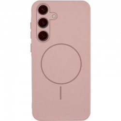 Чохол Silicone Cover Lakshmi Full Camera (AA) with MagFit для Samsung Galaxy S24  Рожевий / Pink Sand - 00000078237_8