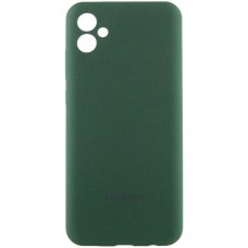 Чохол Silicone Cover Lakshmi Full Camera (AA) with logo для Samsung Galaxy A07  Зелений / Dark green - 00000080836_2