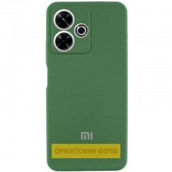 Чохол Silicone Cover Lakshmi Full Camera (AA) with logo для Xiaomi Redmi A5 (Europe version)  Зелений / Dark green - 00000080163_2