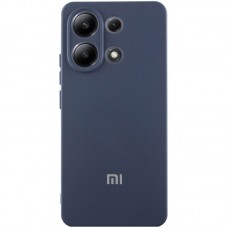 Чохол Silicone Cover Lakshmi Full Camera (AA) with logo для Xiaomi Redmi Note 13 5G  Синій / Midnight blue - 00000078195_5