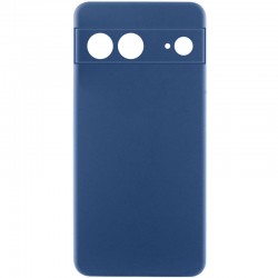 Чохол Silicone Cover Ummi Lakshmi Full Camera (AA) для Google Pixel 8  Синій / Navy Blue - 00000081053_11