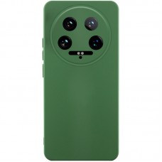 Чохол Silicone Cover Ummi Lakshmi Full Camera (AA) для Xiaomi 14 Ultra  Зелений / Dark green - 00000086302_3