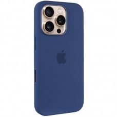 Чохол Silicone case (AAA) with Magsafe and Animation (button) для Apple iPhone 16 Pro Max (6.9")  Denim - 00000076347_2