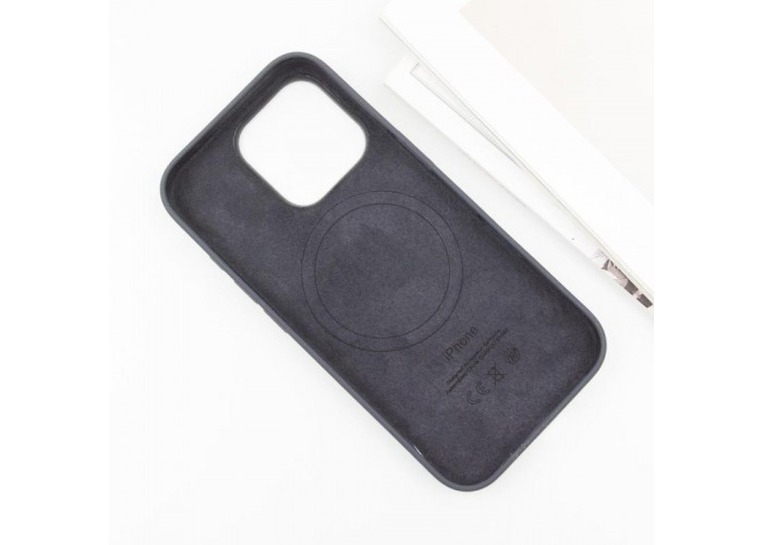 Чохол Silicone case (AAA) with Magsafe and Animation (button) для Apple iPhone 16 Pro Max (6.9