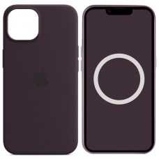 Чохол Silicone case (AAA) with Magsafe and Animation для Apple iPhone 14 (6.1")  Фіолетовий / Elderberry - 00000072055_7