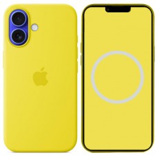 Чохол Silicone case (AAA) with Magsafe and Animation для Apple iPhone 16 Plus (6.7")  Star Fruit - 00000074445_8
