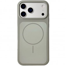 Чохол Silk Duo Color (AA) NO LOGO with Magnetic Fit для Apple iPhone 17 Pro Max (6.9")  Gray - 00000087305_7