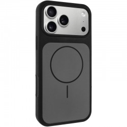 Чохол Silk Duo Color (AA) NO LOGO with Magnetic Fit для Apple iPhone 17 Pro Max / 18 Pro Max (6.9")  Black - 00000087879_3