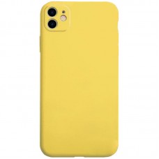 Чохол Silk Full Camera Protective (AA) NO LOGO для Apple iPhone 12 (6.1")  Жовтий / Yellow - 00000070224_2