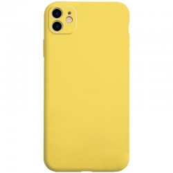 Чохол Silk Full Camera Protective (AA) NO LOGO для Apple iPhone 12 (6.1")  Жовтий / Yellow - 00000070224_2