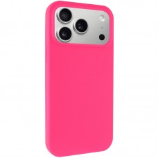 Чохол Silicone Case Full Protective (AA) NO LOGO для Apple iPhone 17 Pro (6.3")  Рожевий / Barbie pink - 00000080834_28