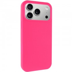 Чохол Silicone Case Full Protective (AA) NO LOGO для Apple iPhone 17 Pro (6.3")  Рожевий / Barbie pink - 00000080834_28