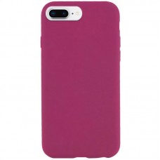Чохол Silicone Case Full Protective (AA) NO LOGO для Apple iPhone 7 plus / 8 plus (5.5")  Бордовий / Maroon - 00000072438_6