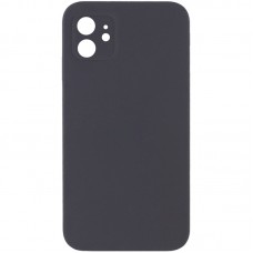 Чохол Silicone Case Square Full Camera Protective (AA) NOLOGO для Apple iPhone 11 (6.1")  Сірий / Dark Gray - 00000072154_21