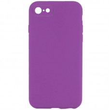 Чохол Silicone Case Square Full Camera Protective (AA) NOLOGO для Apple iPhone 6/6s (4.7")  Фіолетовий / Grape - 00000072148_13