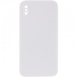 Чохол Silk Square Full Camera Protective (AA) NO LOGO для Apple iPhone X / XS (5.8")  Білий / White - 00000072151_2