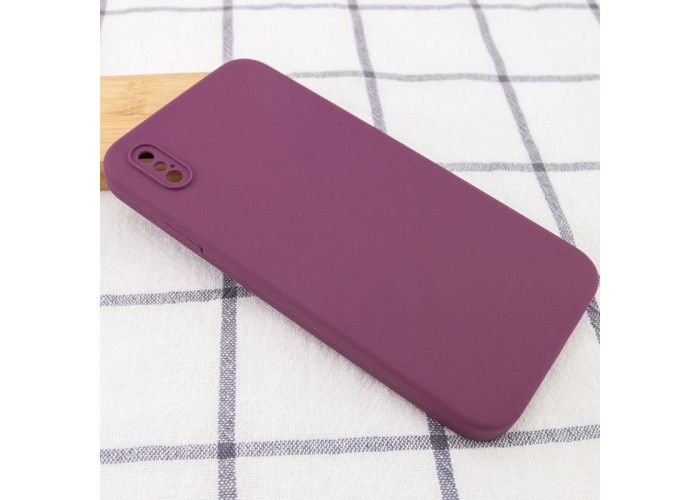 Чохол Silk Square Full Camera Protective (AA) NO LOGO для Apple iPhone X / XS (5.8