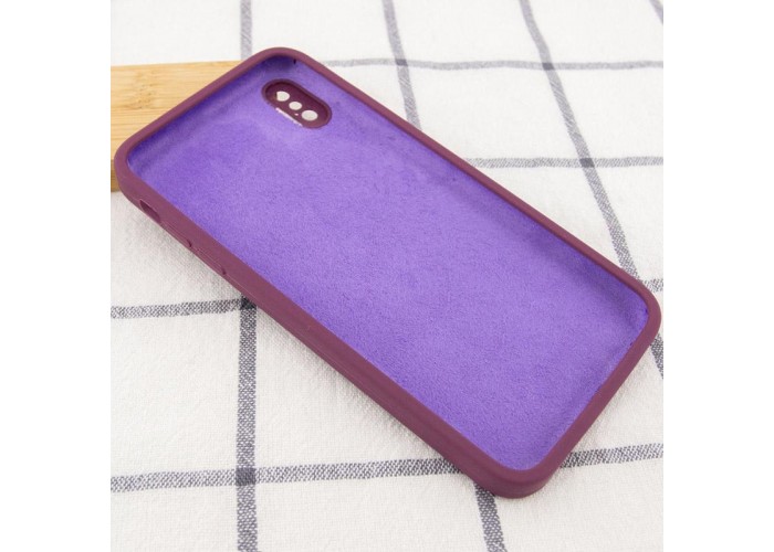 Чохол Silk Square Full Camera Protective (AA) NO LOGO для Apple iPhone X / XS (5.8