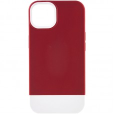 Чохол TPU+PC Bichromatic для Apple iPhone 12 Pro Max (6.7")  Wine / White - 00000054814_14