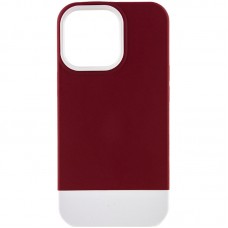 Чохол TPU+PC Bichromatic для Apple iPhone 13 Pro Max (6.7")  Wine / White - 00000054809_3