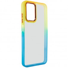 Чохол TPU+PC Fresh sip series для Samsung Galaxy A15 4G/5G / M15 5G  Бірюзовий / Помаранчевий - 00000072175_2