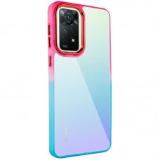 Чохол TPU+PC Fresh sip series для Xiaomi Redmi Note 11 Pro 4G/5G / 12 Pro 4G  Бірюзовий / Рожевий - 00000055608_3