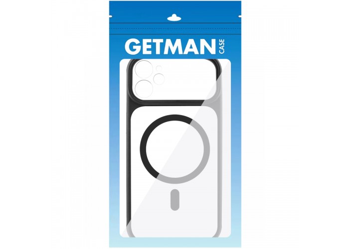 Чохол TPU+PC GETMAN Moon Clear with MagSafe для Apple iPhone 11 (6.1