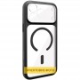 Чохол TPU+PC GETMAN Moon Clear with MagSafe для Apple iPhone 13 / 14 (6.1