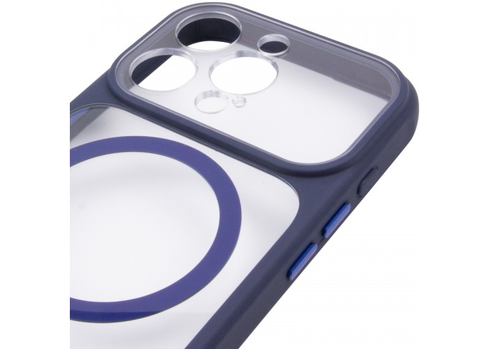 Чохол TPU+PC GETMAN Moon Clear with MagSafe для Apple iPhone 13 Pro Max (6.7